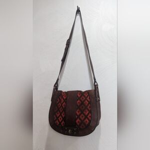 Folksy Autumn Tapestry Crossbody Purse